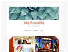 Tablet Screenshot of beingfiftysomething.com